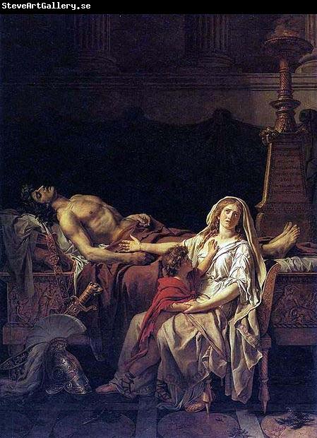 Jacques-Louis David Andromache mourns Hector